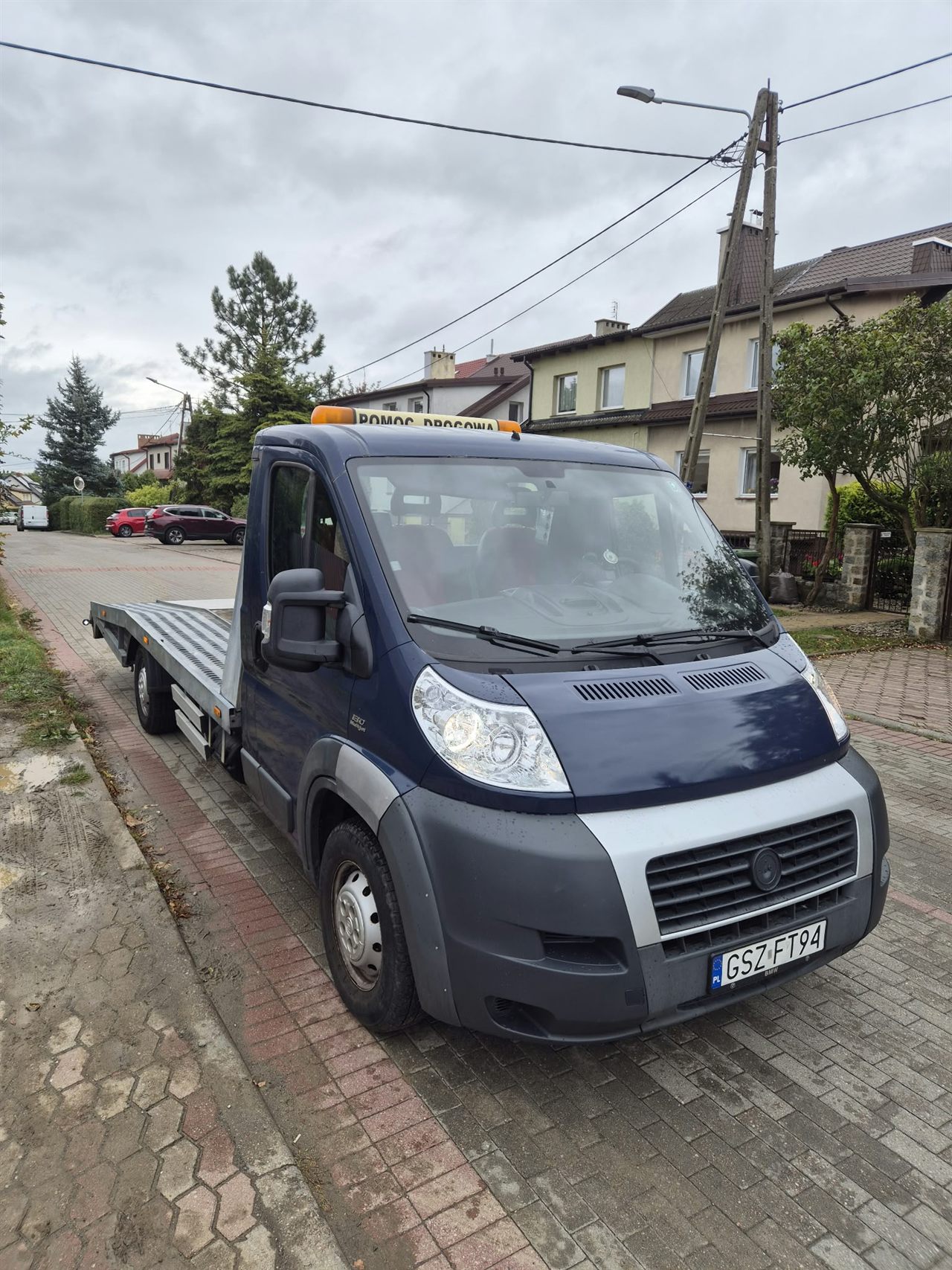 Laweta AUTO JACA gotowa do transportu